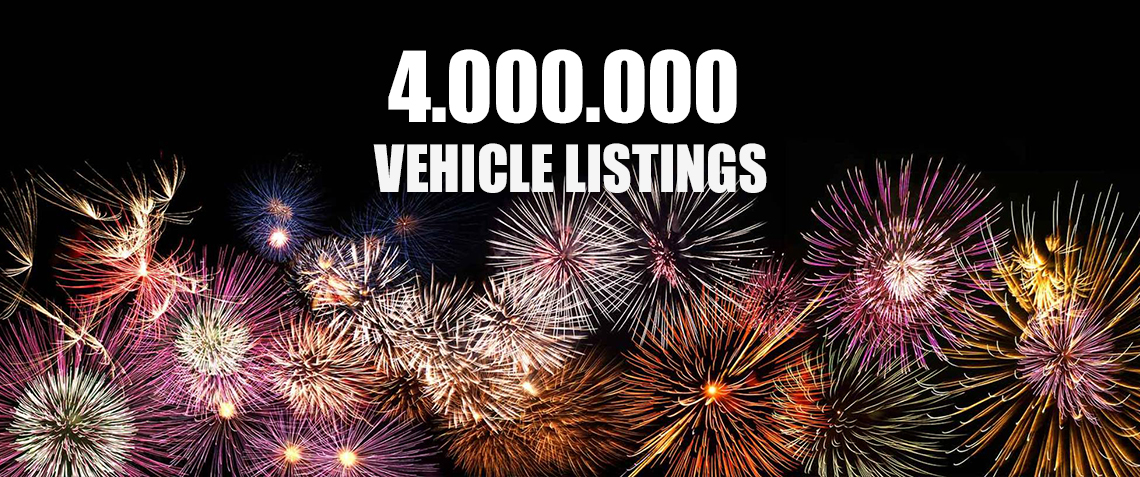 4 million vehicle listings!